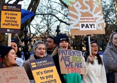 Il più grande sciopero nei 75 anni di storia del NHS 